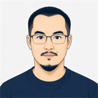 Illustrated portrait of the developer @crowningpawn
